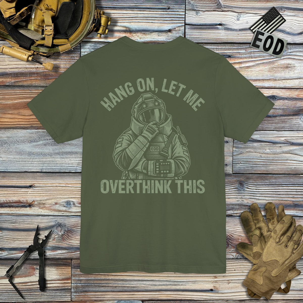 K-Factor Supply Co Overthinking It (Back Print) T-Shirt