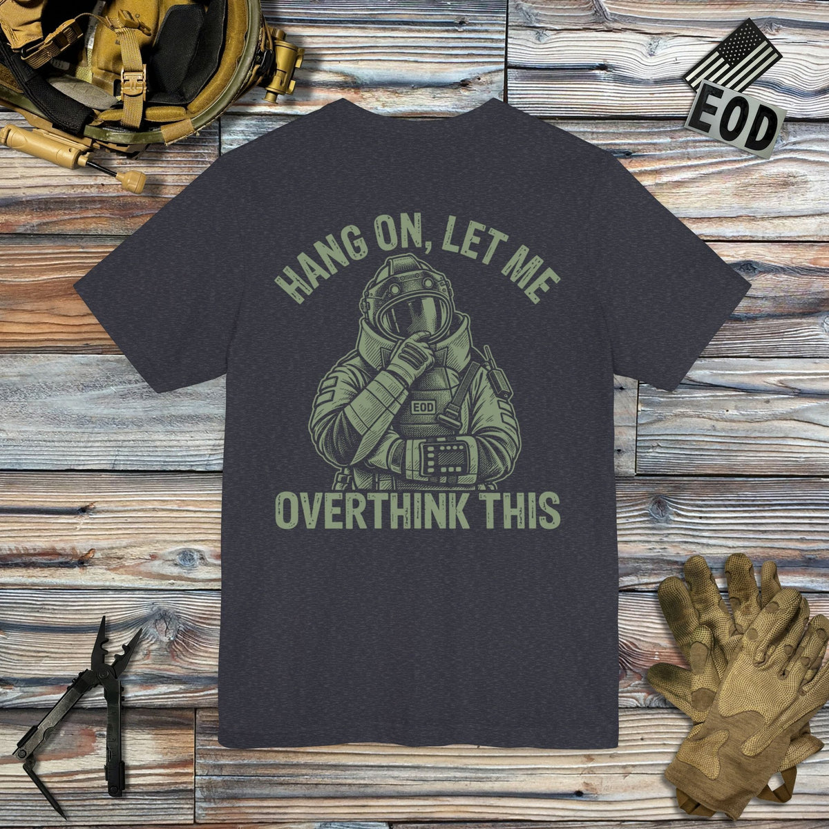 K-Factor Supply Co Overthinking It (Back Print) T-Shirt