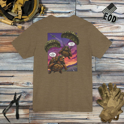 K-Factor Supply Co Para-Terrapins Mk 2 (Back Print) T-Shirt