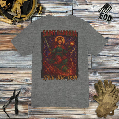 K-Factor Supply Co Patron Saint (Back Print) T-Shirt