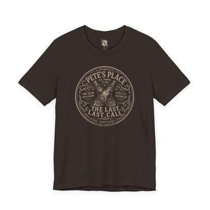 K-Factor Supply Co Pete's Place T-Shirt Brown / S