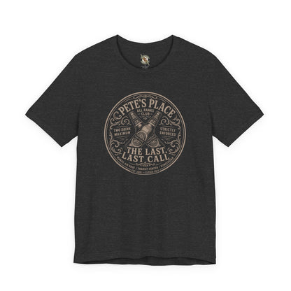 K-Factor Supply Co Pete's Place T-Shirt Dark Grey Heather / S