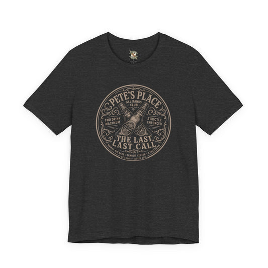 K-Factor Supply Co Pete's Place T-Shirt Dark Grey Heather / S