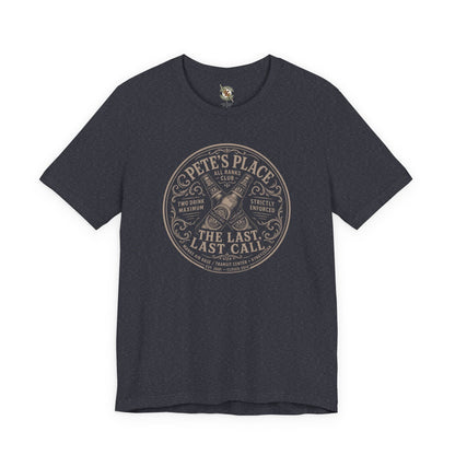 K-Factor Supply Co Pete's Place T-Shirt Heather Navy / S