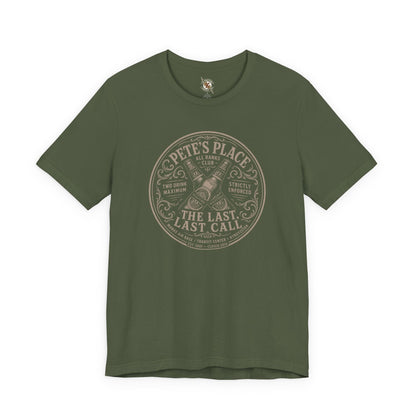 K-Factor Supply Co Pete's Place T-Shirt Military Green / S