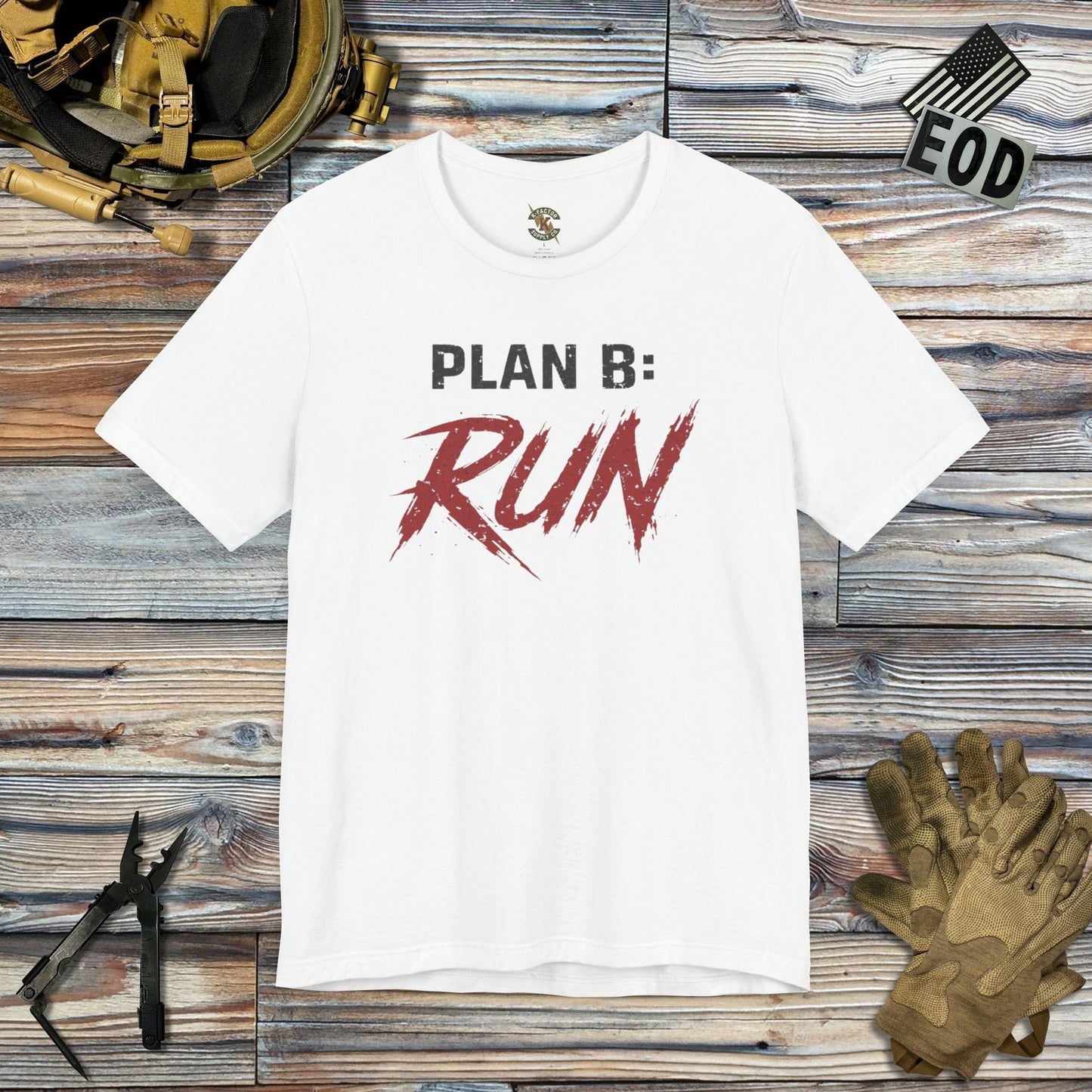 K-Factor Supply Co Plan B T-Shirt White / S