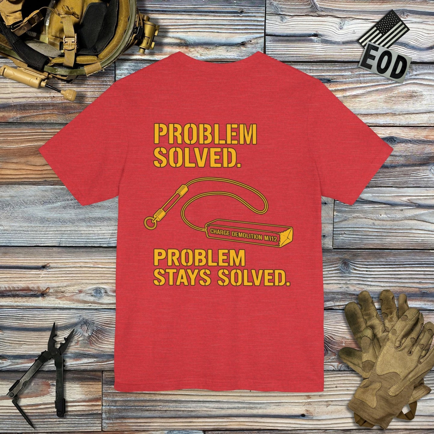 K-Factor Supply Co Problem Solved (Back Print) T-Shirt