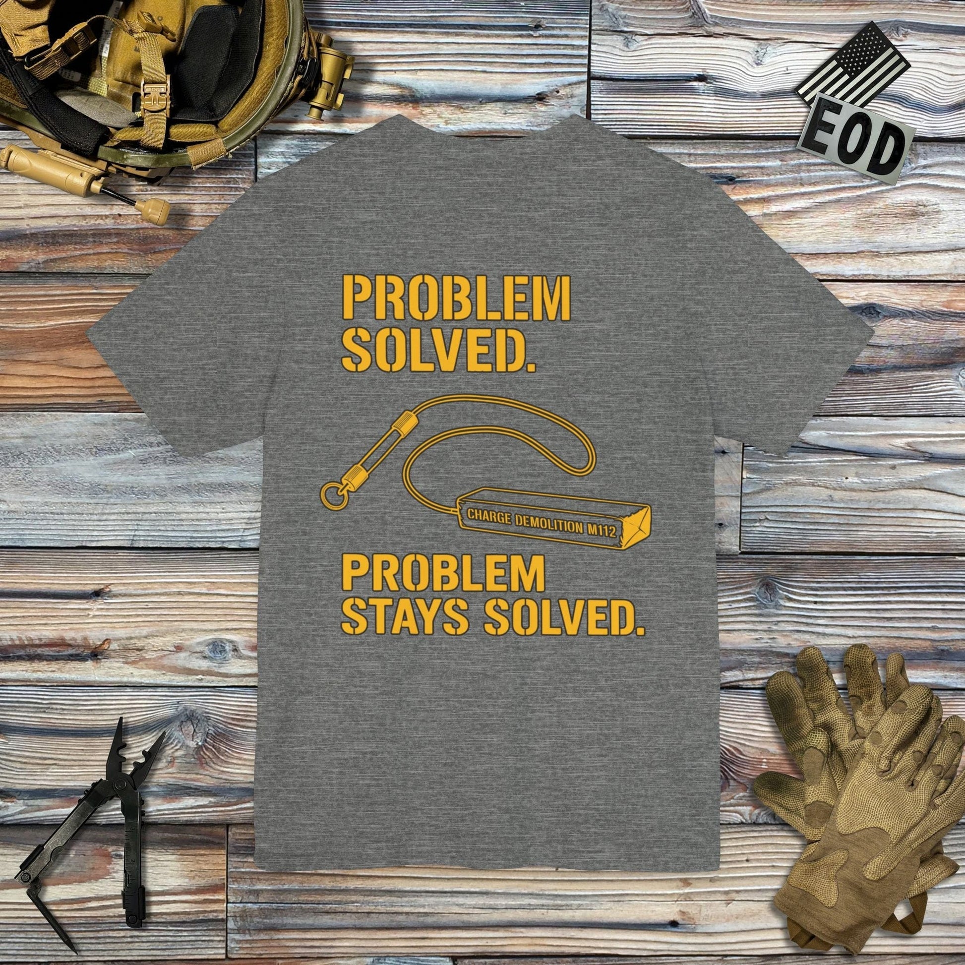 K-Factor Supply Co Problem Solved (Back Print) T-Shirt