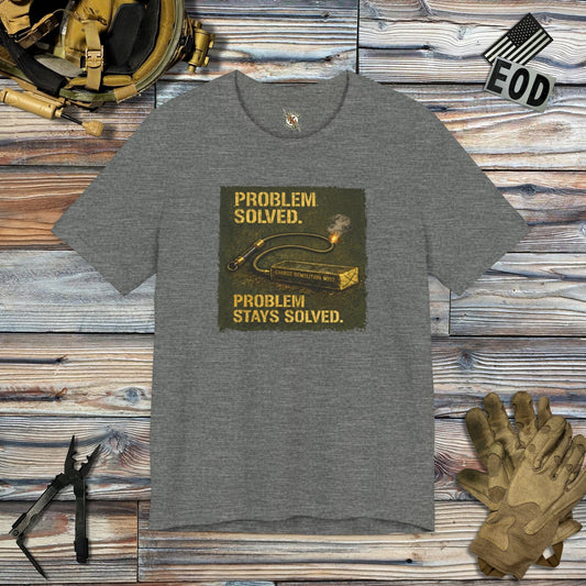 K-Factor Supply Co Problem Solved Mk 2 Mod 0 T-Shirt Deep Heather / S