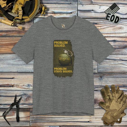 K-Factor Supply Co Problem Solved Mk 2 Mod 2 T-Shirt Deep Heather / S