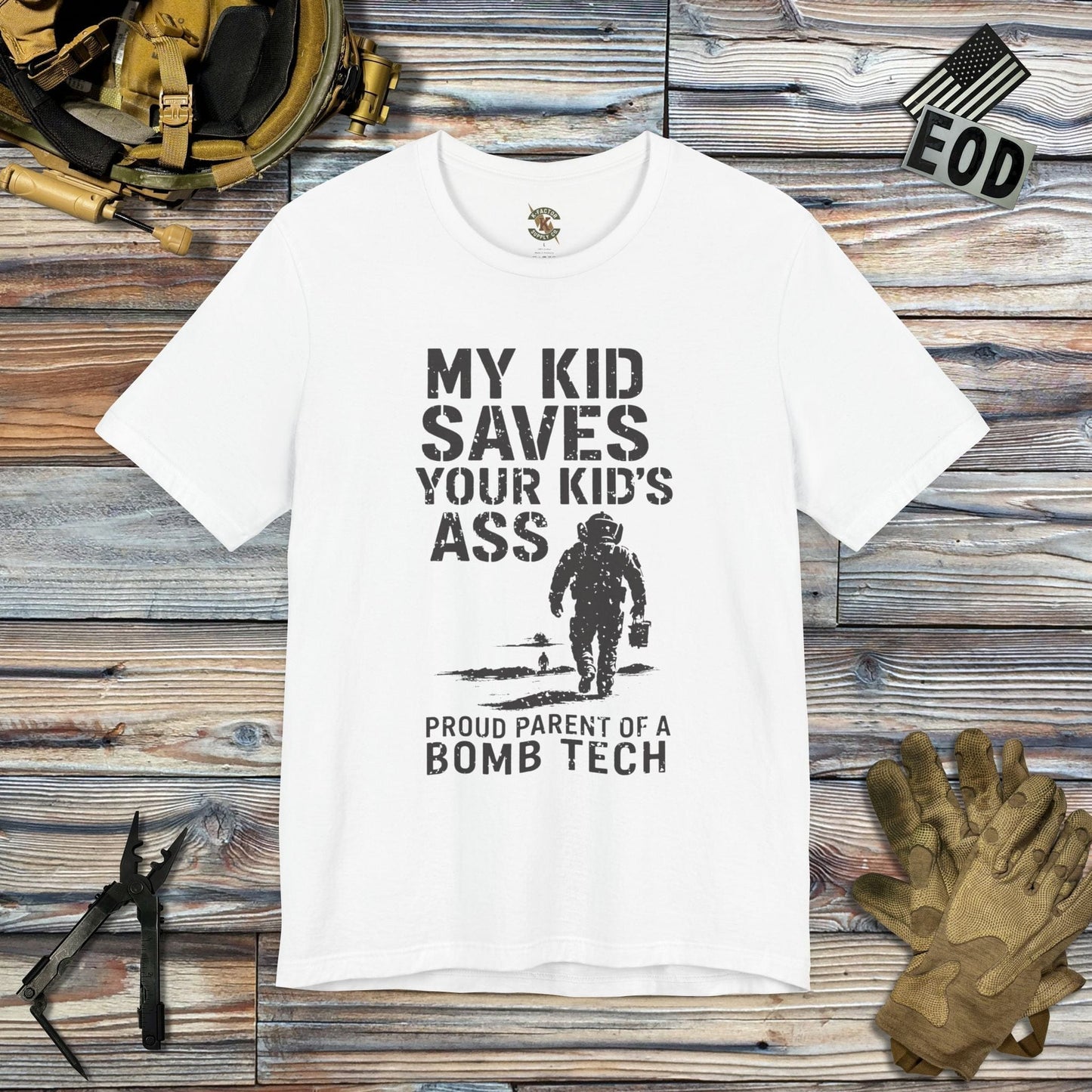 K-Factor Supply Co Proud Parent (Mk 1 Mod 0) T-Shirt White / S