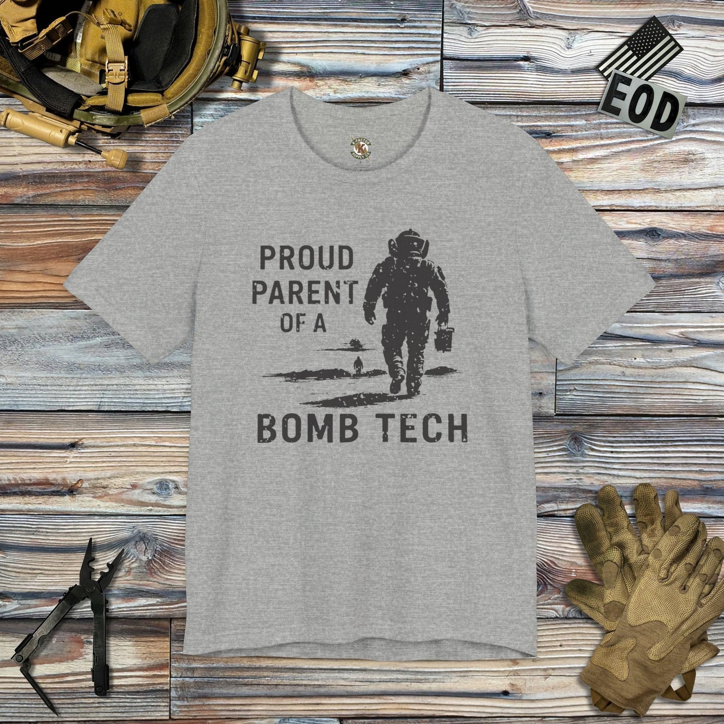 K-Factor Supply Co Proud Parent (Mk 1 Mod 2) T-Shirt Athletic Heather / S