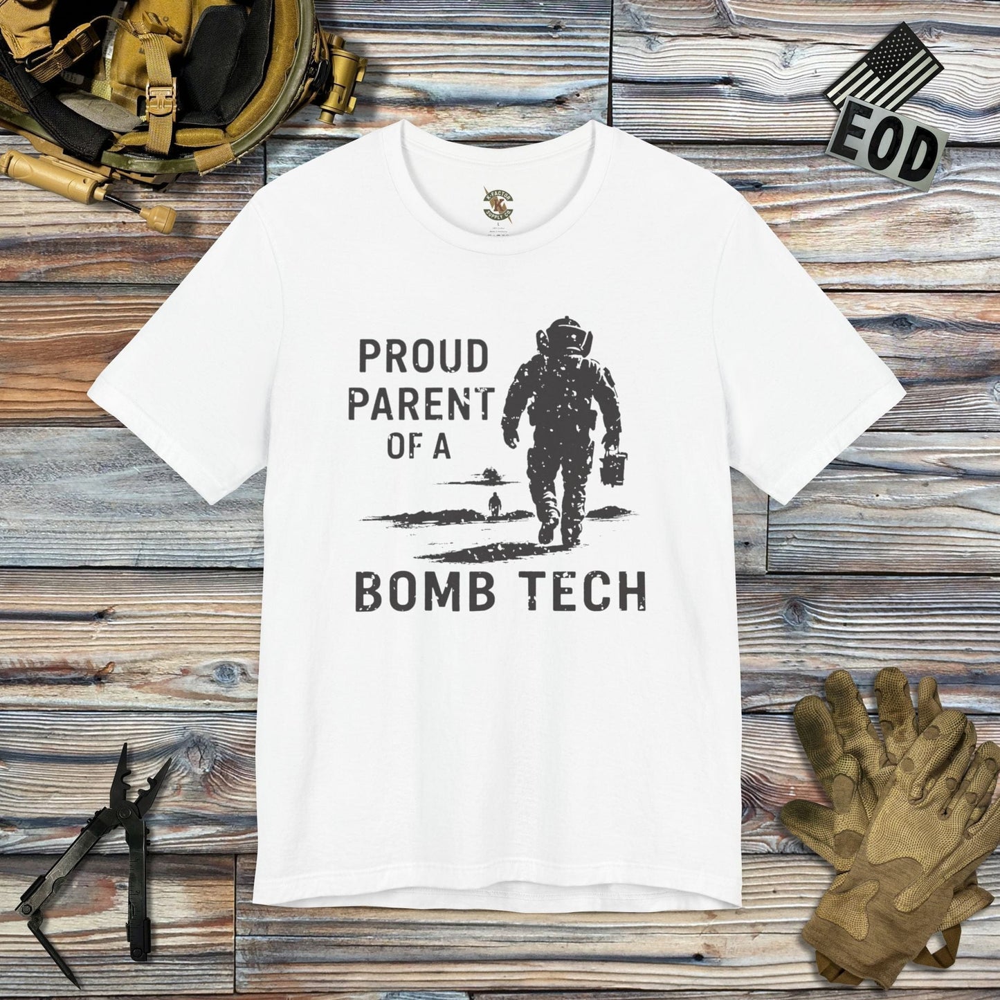 K-Factor Supply Co Proud Parent (Mk 1 Mod 2) T-Shirt White / S