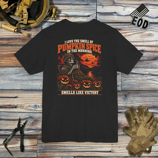 K-Factor Supply Co Pumpkin Spice Victory (Back Print) T-Shirt