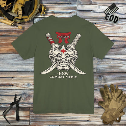 K-Factor Supply Co Rak Solid - 68 Whiskey (Back Print) T-Shirt