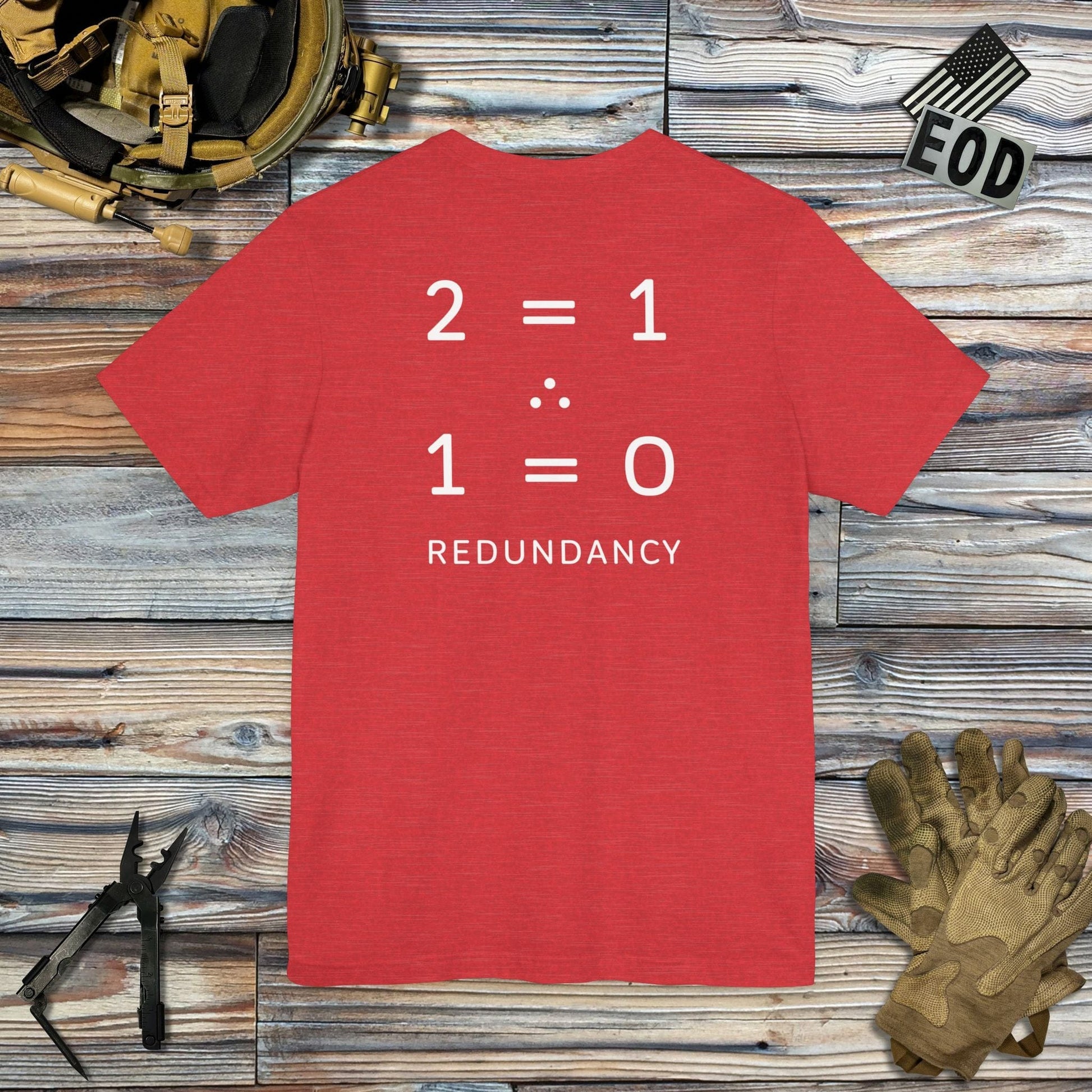 K-Factor Supply Co Redundancy (Back Print) T-Shirt