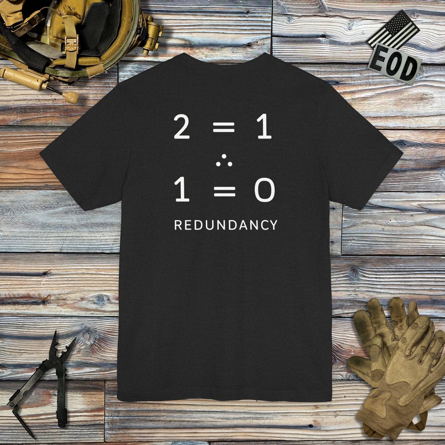 K-Factor Supply Co Redundancy (Back Print) T-Shirt