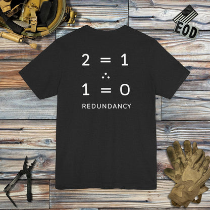 K-Factor Supply Co Redundancy (Back Print) T-Shirt