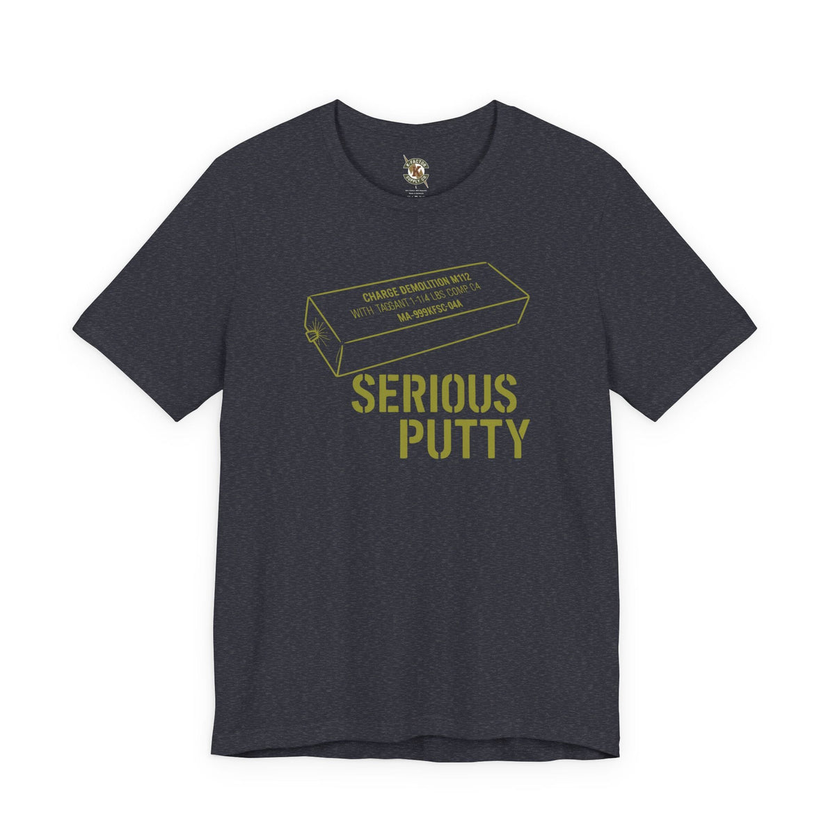 K-Factor Supply Co Serious Putty T-Shirt Heather Navy / S