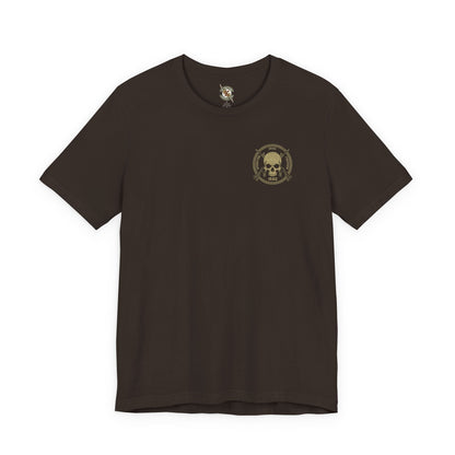 K-Factor Supply Co Skull & Carbines - OIF (Back Print) T-Shirt
