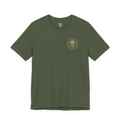 K-Factor Supply Co Skull & Carbines - OIF (Back Print) T-Shirt Military Green / S