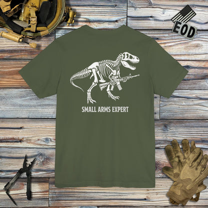 K-Factor Supply Co Small Arms Mk 1 Mod 0 - M4 (Back Print) T-Shirt