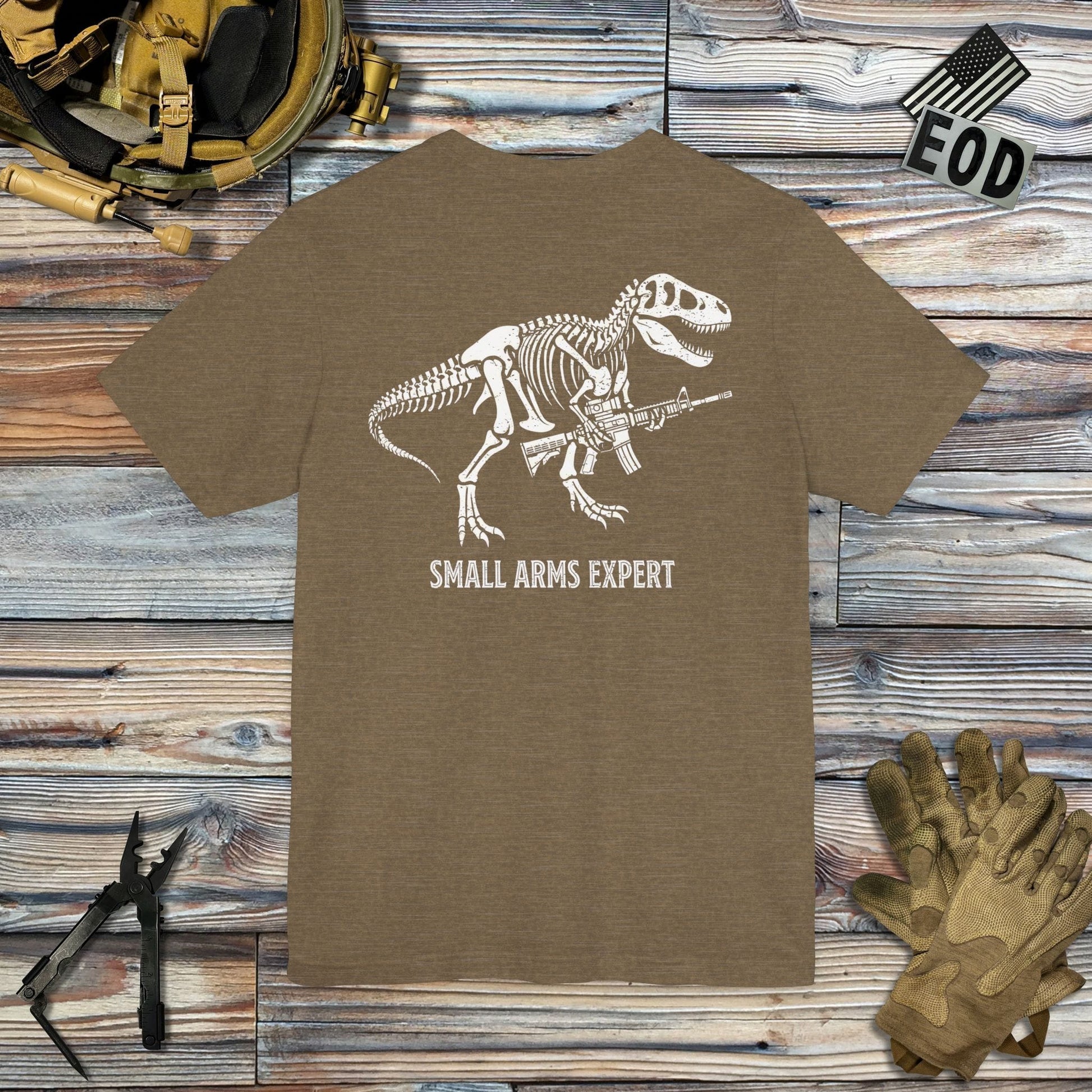 K-Factor Supply Co Small Arms Mk 1 Mod 0 - M4 (Back Print) T-Shirt