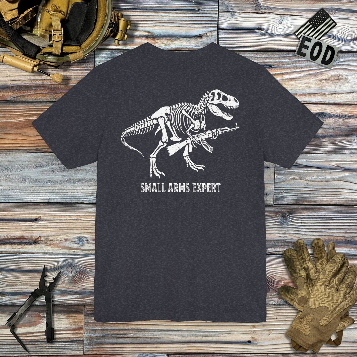 K-Factor Supply Co Small Arms Mk 1 Mod 1 - AK (Back Print) T-Shirt
