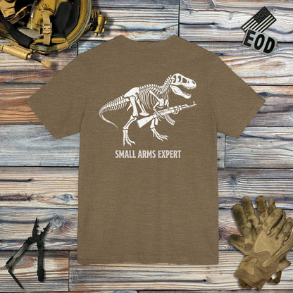 K-Factor Supply Co Small Arms Mk 1 Mod 1 - AK (Back Print) T-Shirt