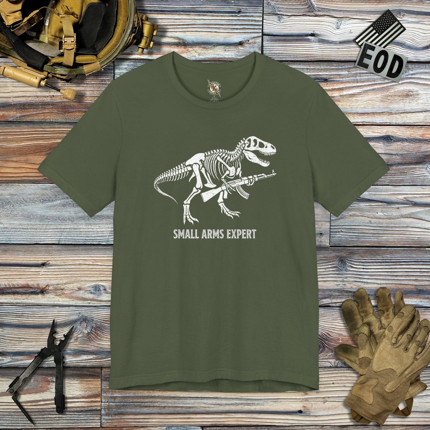 K-Factor Supply Co Small Arms Mk 1 Mod 1 - AK T-Shirt Military Green / S