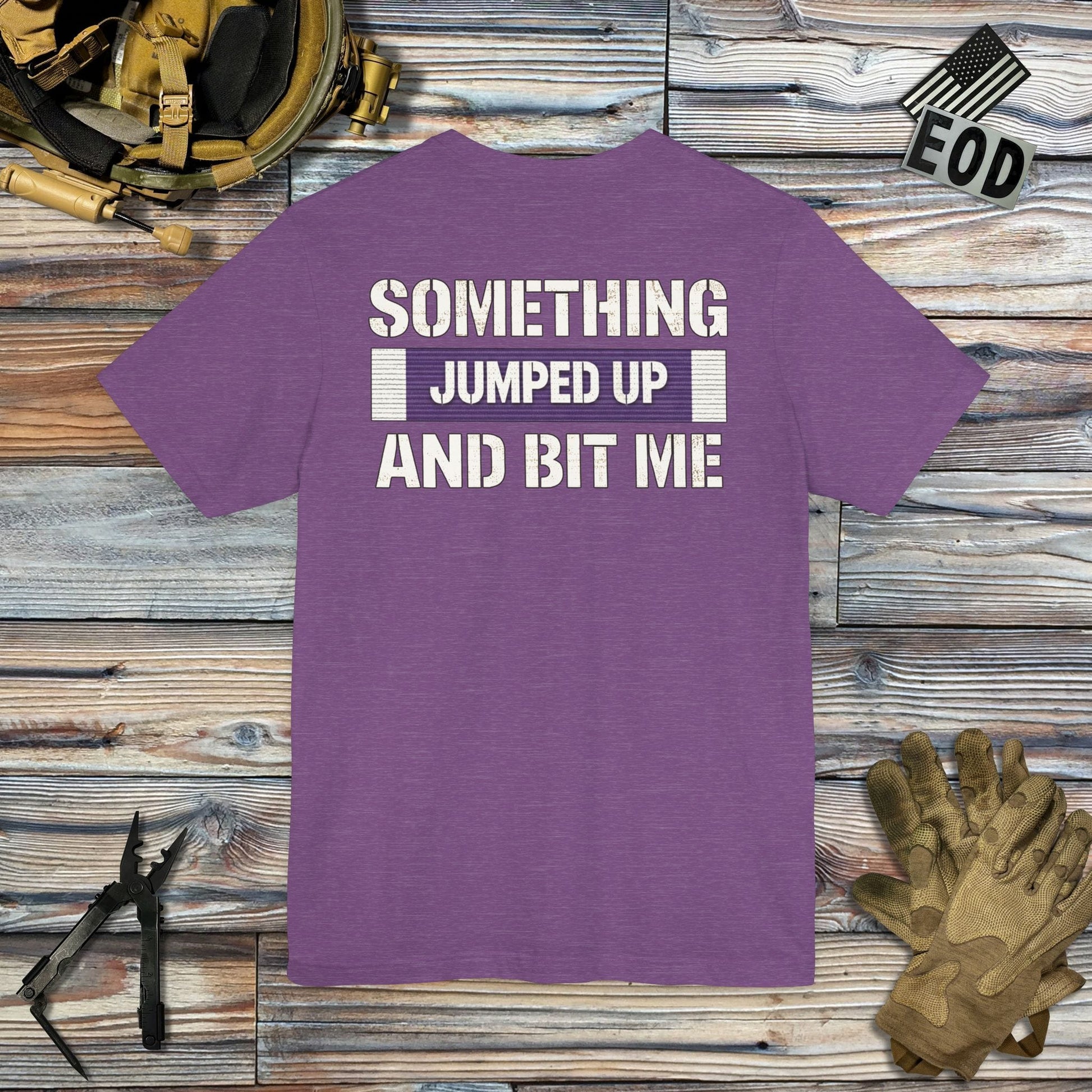 K-Factor Supply Co Something Bit Me (Back Print) T-Shirt