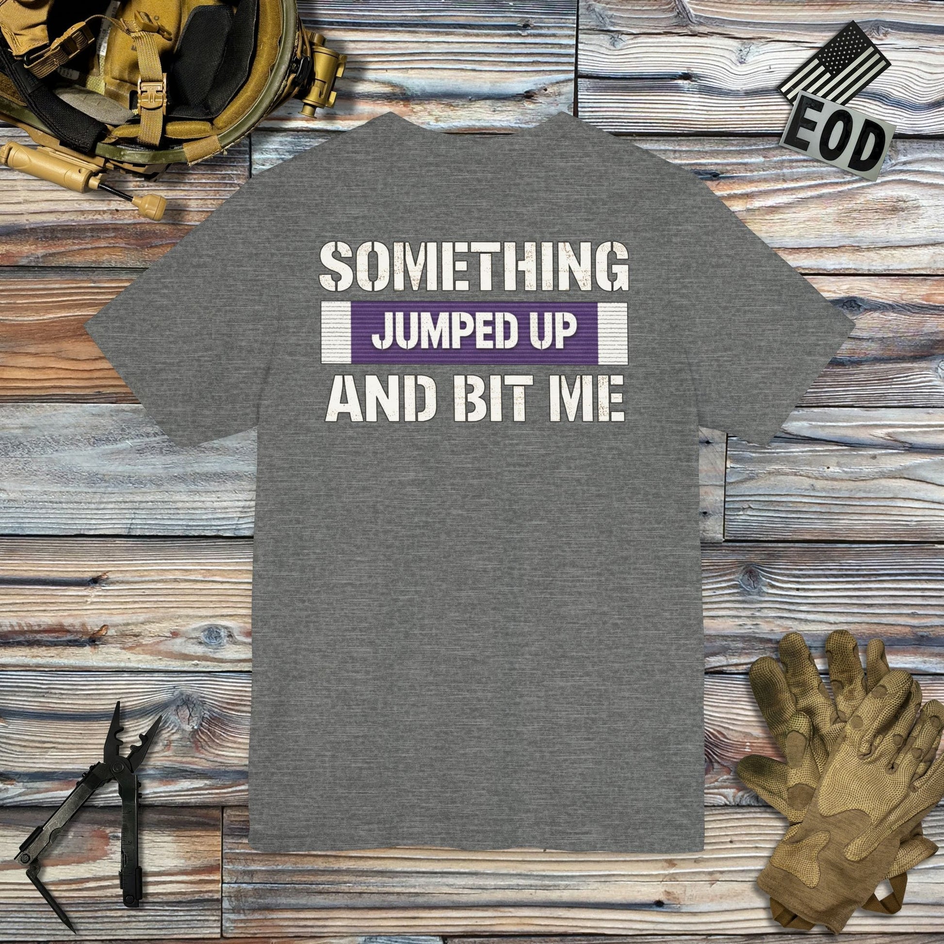 K-Factor Supply Co Something Bit Me (Back Print) T-Shirt