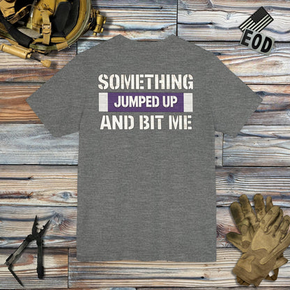 K-Factor Supply Co Something Bit Me (Back Print) T-Shirt