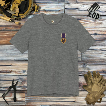 K-Factor Supply Co Something Bit Me (Back Print) T-Shirt Deep Heather / S