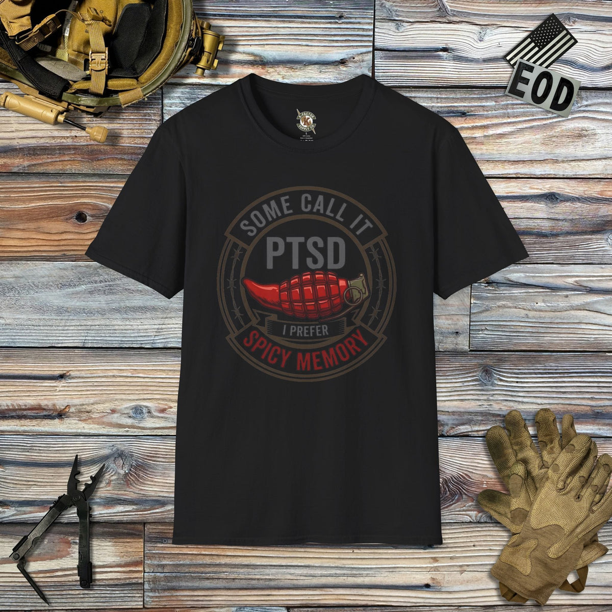 K-Factor Supply Co Spicy Memory Mk 2 (B+T) T-Shirt Black / 2XL