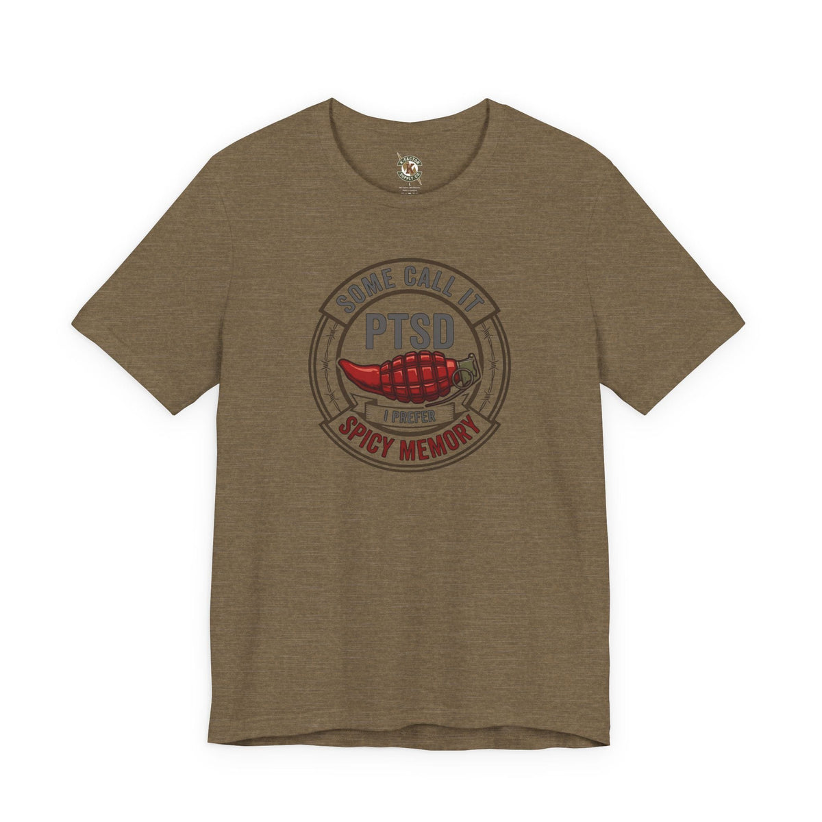 K-Factor Supply Co Spicy Memory Mk 2 T-Shirt Heather Olive / S