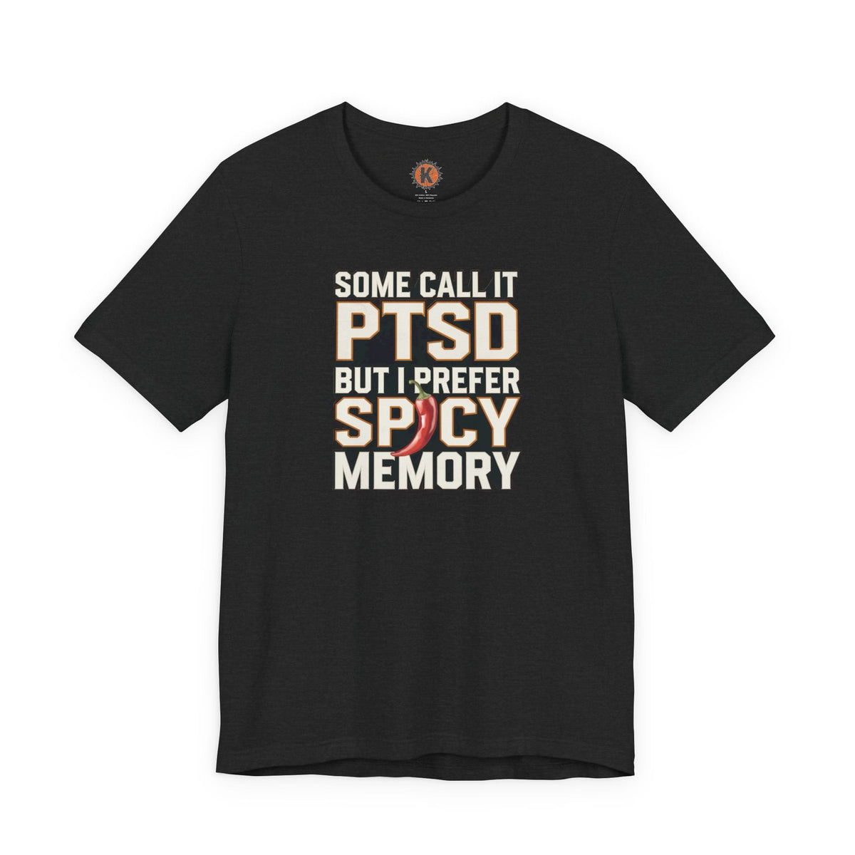 K-Factor Supply Co Spicy Memory T-Shirt Solid Black Blend / S