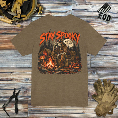 K-Factor Supply Co Stay Spooky (Back Print) T-Shirt