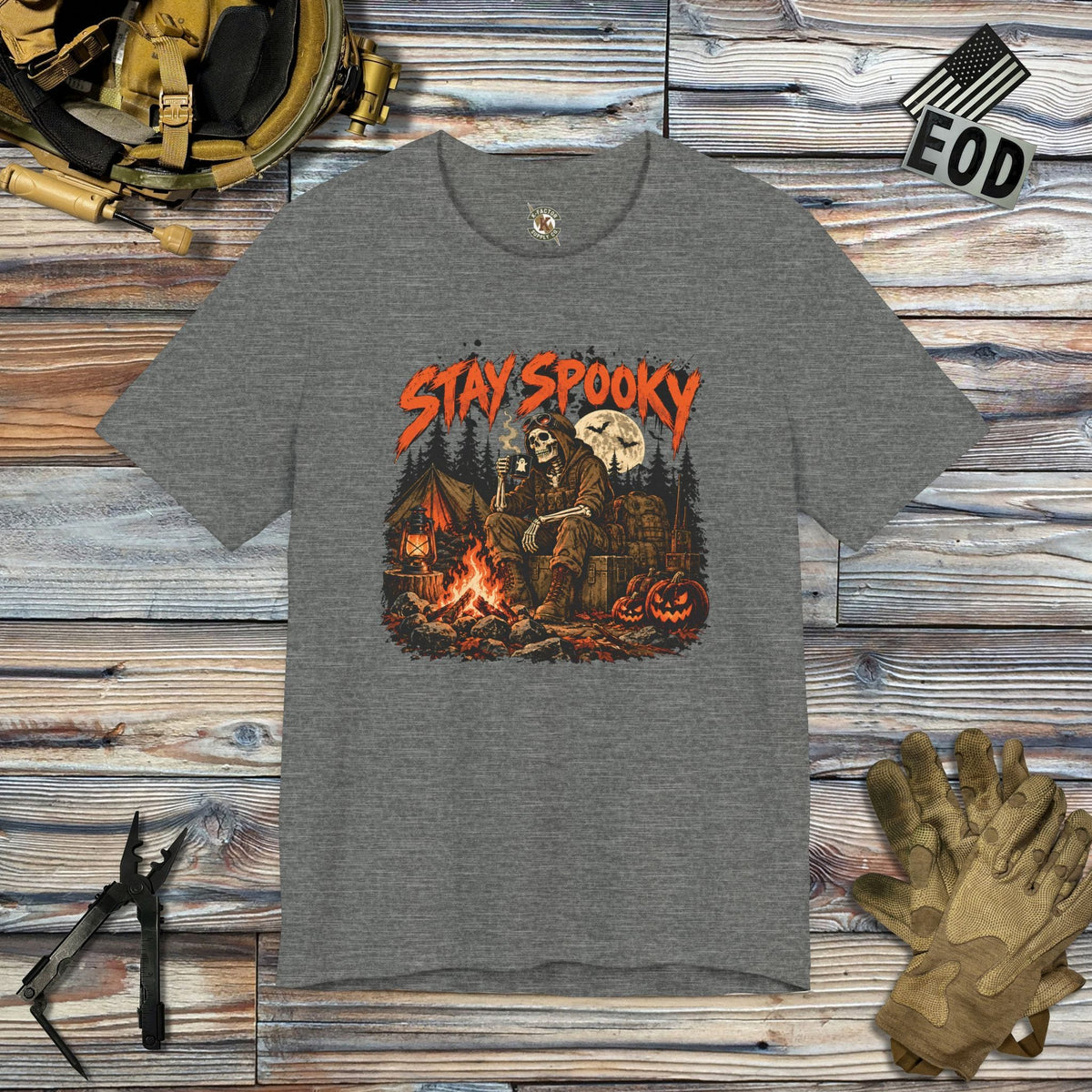 K-Factor Supply Co Stay Spooky T-Shirt Deep Heather / S