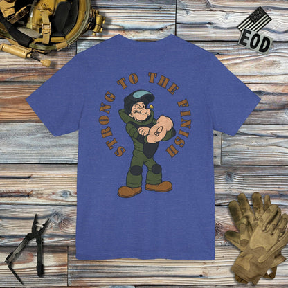 K-Factor Supply Co Strong to the Finish (Back Print) T-Shirt