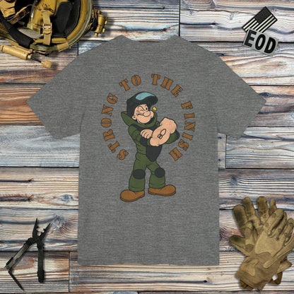 K-Factor Supply Co Strong to the Finish (Back Print) T-Shirt