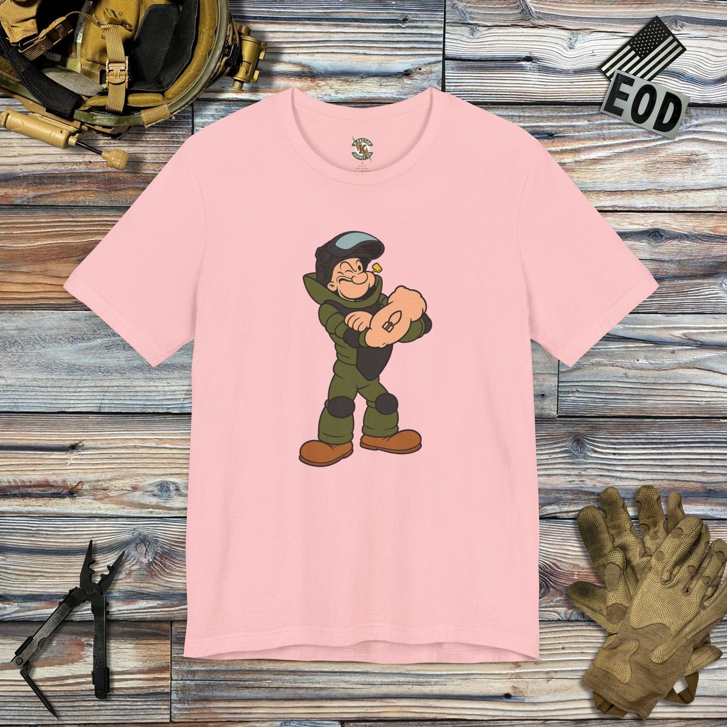 K-Factor Supply Co Strong to the Finish Mk 1 Mod 1 T-Shirt Pink / S