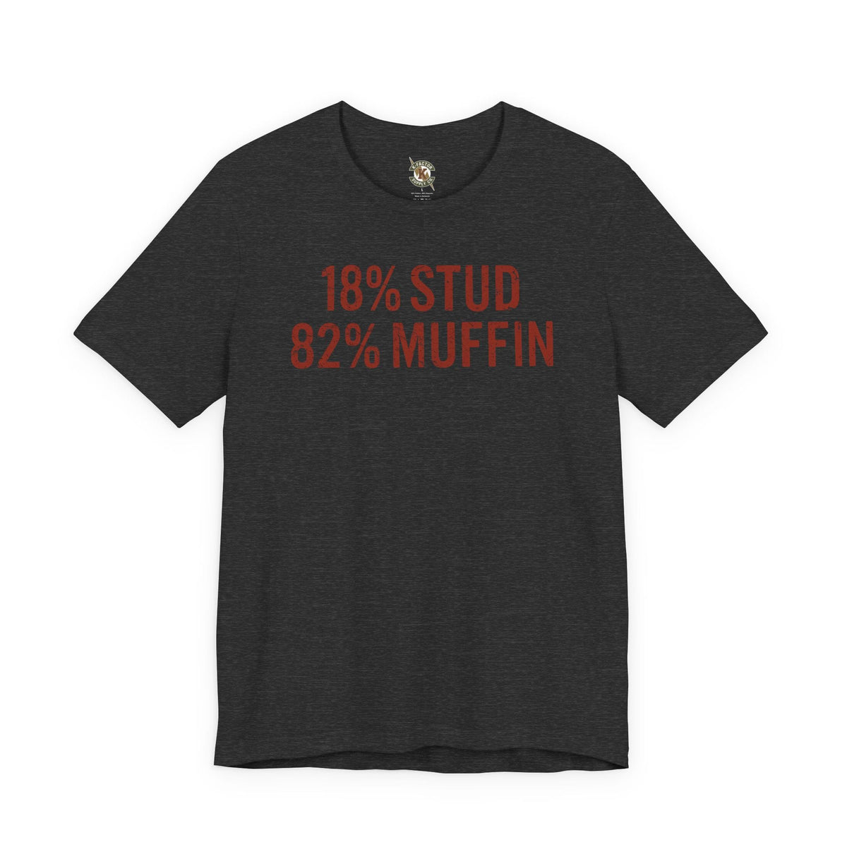 K-Factor Supply Co Stud Muffin T-Shirt Dark Grey Heather / S