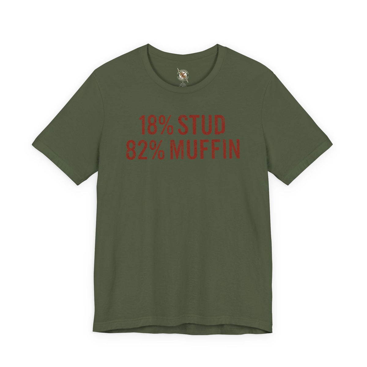 K-Factor Supply Co Stud Muffin T-Shirt Military Green / S