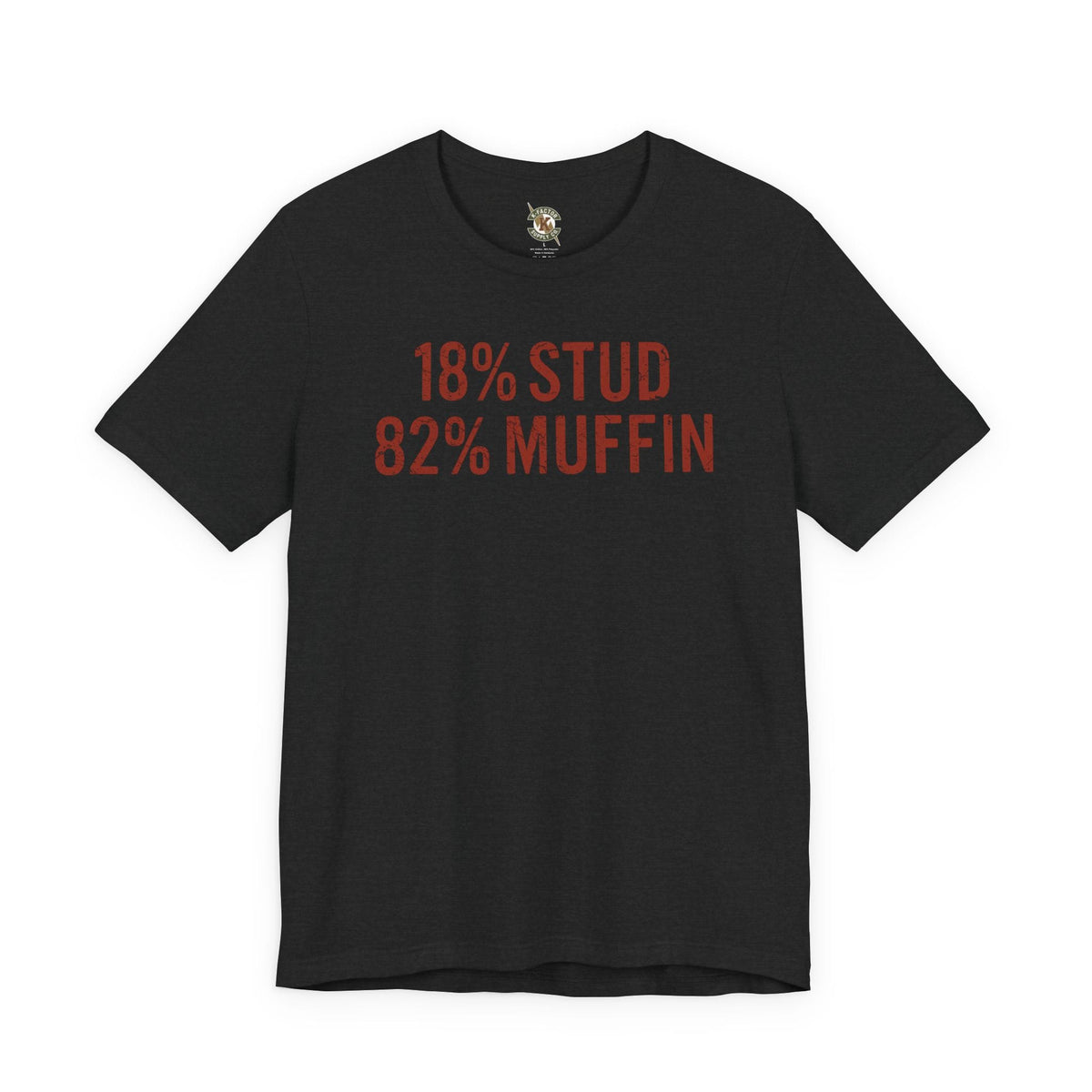 K-Factor Supply Co Stud Muffin T-Shirt Solid Black Blend / S