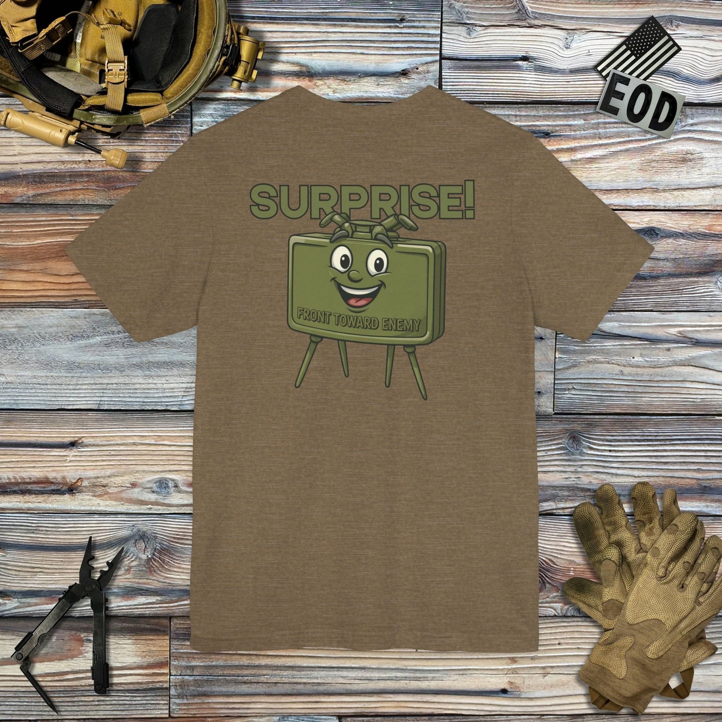 K-Factor Supply Co Surprise! (Back Print) T-Shirt