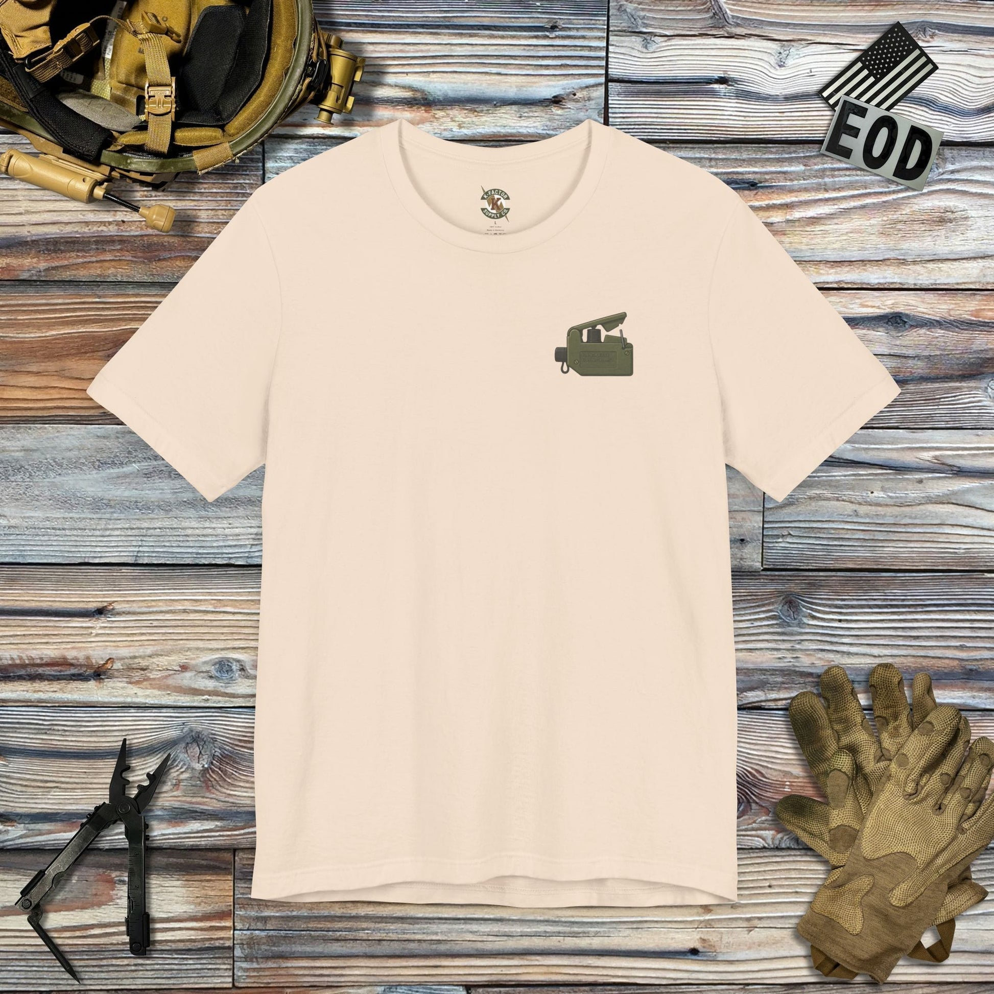 K-Factor Supply Co Surprise! (Back Print) T-Shirt