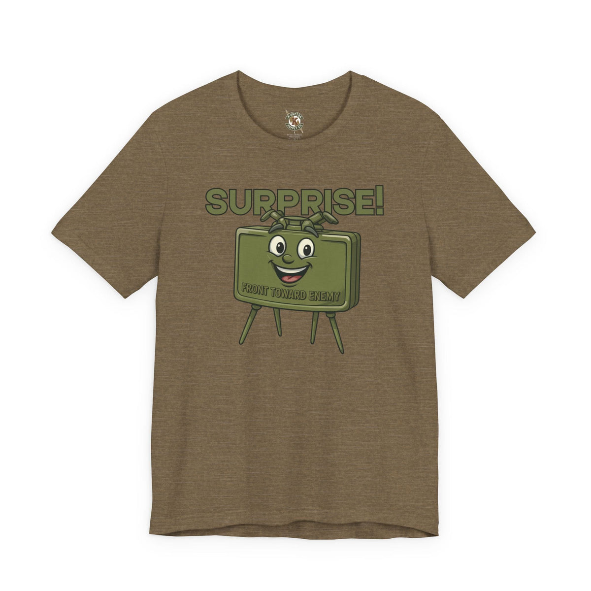 K-Factor Supply Co Surprise! T-Shirt Heather Olive / S