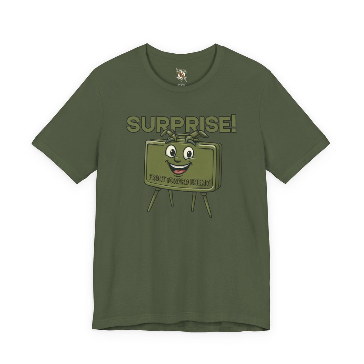 K-Factor Supply Co Surprise! T-Shirt Military Green / S