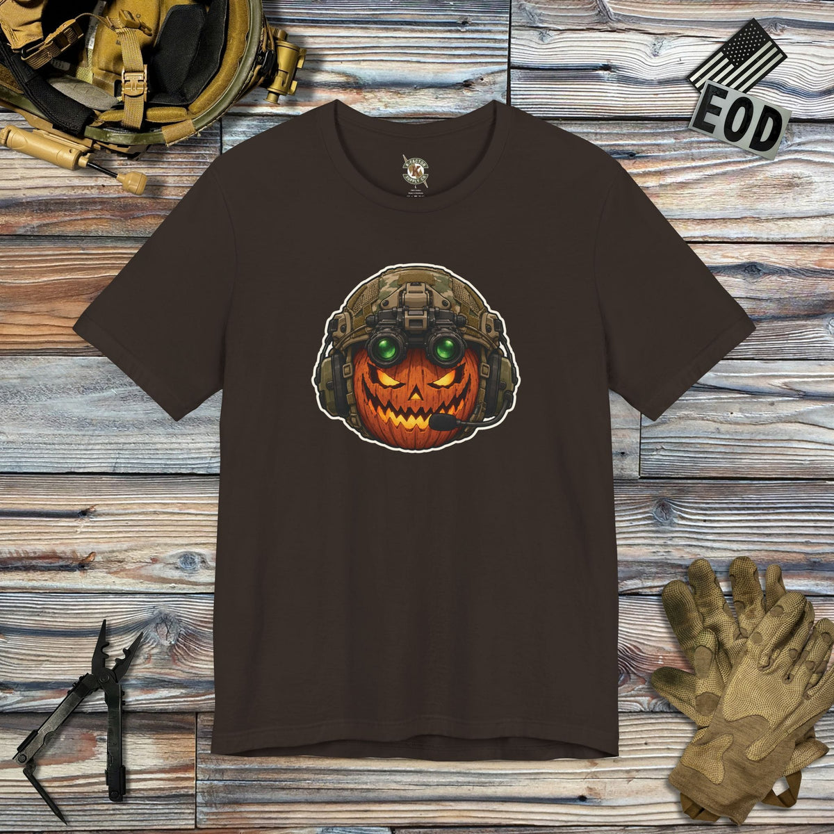 K-Factor Supply Co Tactical Jack T-Shirt Brown / S